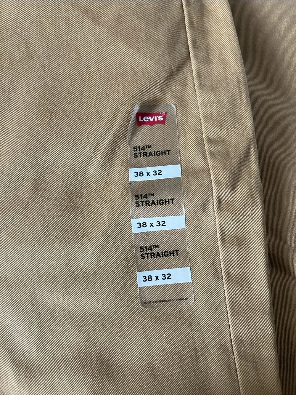 Levi's 514 Straight‎ Fit Men's Jeans-Size 38x32